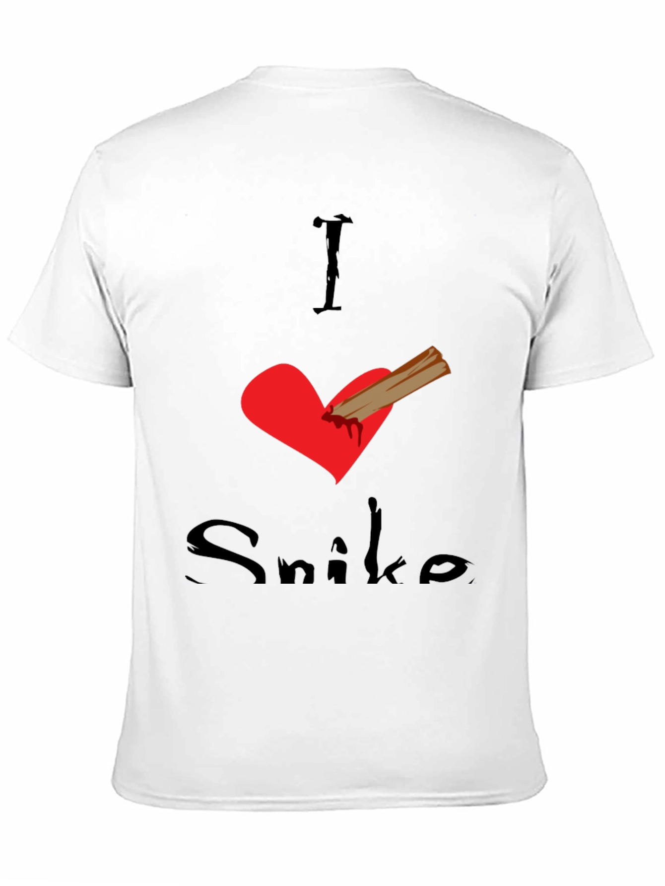 I Love Snike Black T-Shirt