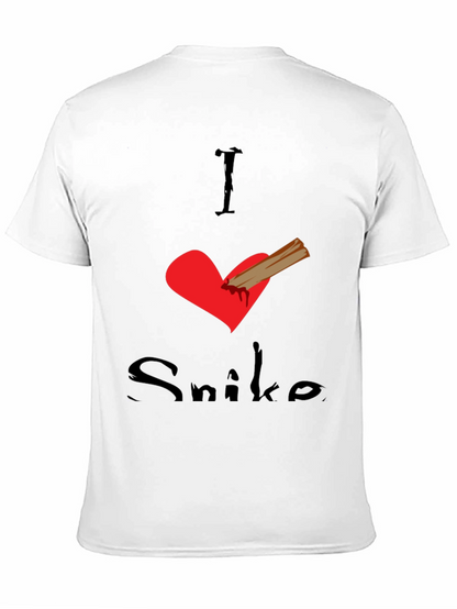 I Love Snike Black T-Shirt