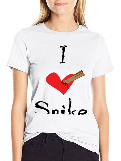I Love Snike Black T-Shirt