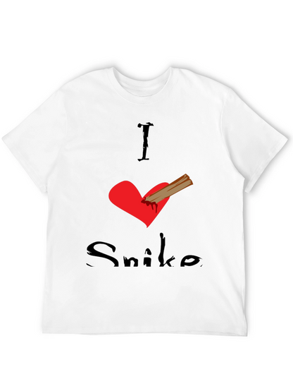 I Love Snike Black T-Shirt