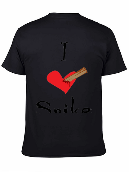 I Love Snike Black T-Shirt