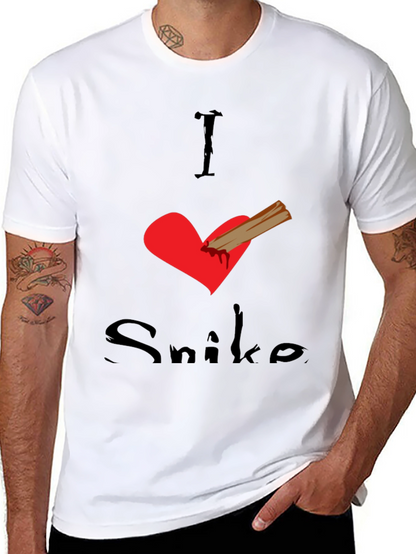 I Love Snike Black T-Shirt