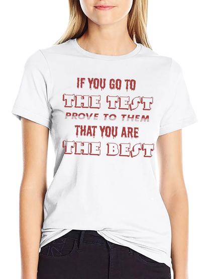 Test Day Motivation Black T-Shirt