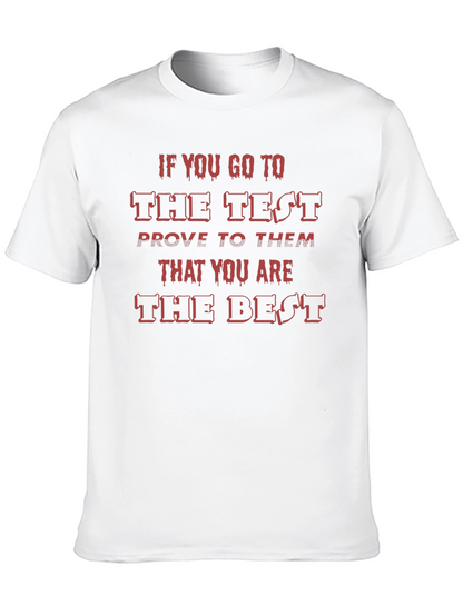 Test Day Motivation Black T-Shirt