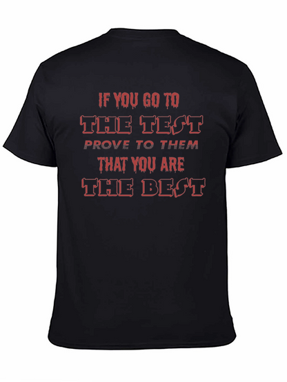 Test Day Motivation Black T-Shirt