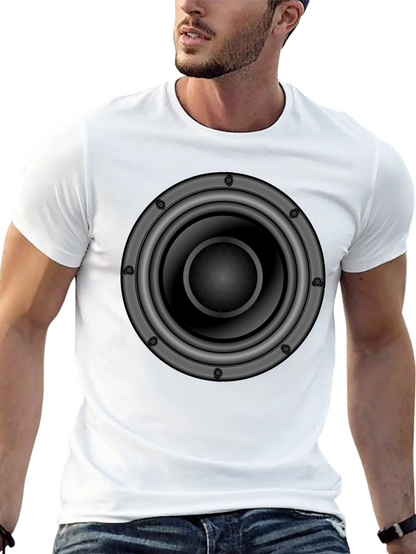 Speaker Graphic T-Shirt - Bold Audio Design