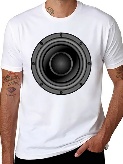 Speaker Graphic T-Shirt - Bold Audio Design