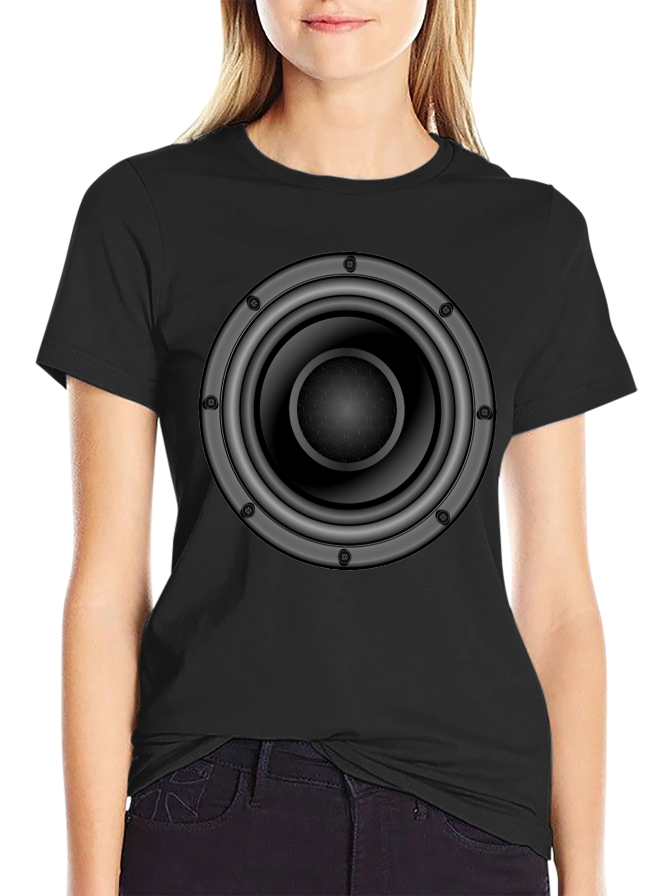 Speaker Graphic T-Shirt - Bold Audio Design