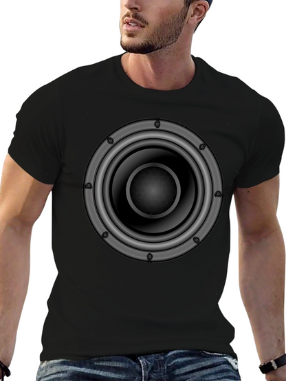 Speaker Graphic T-Shirt - Bold Audio Design