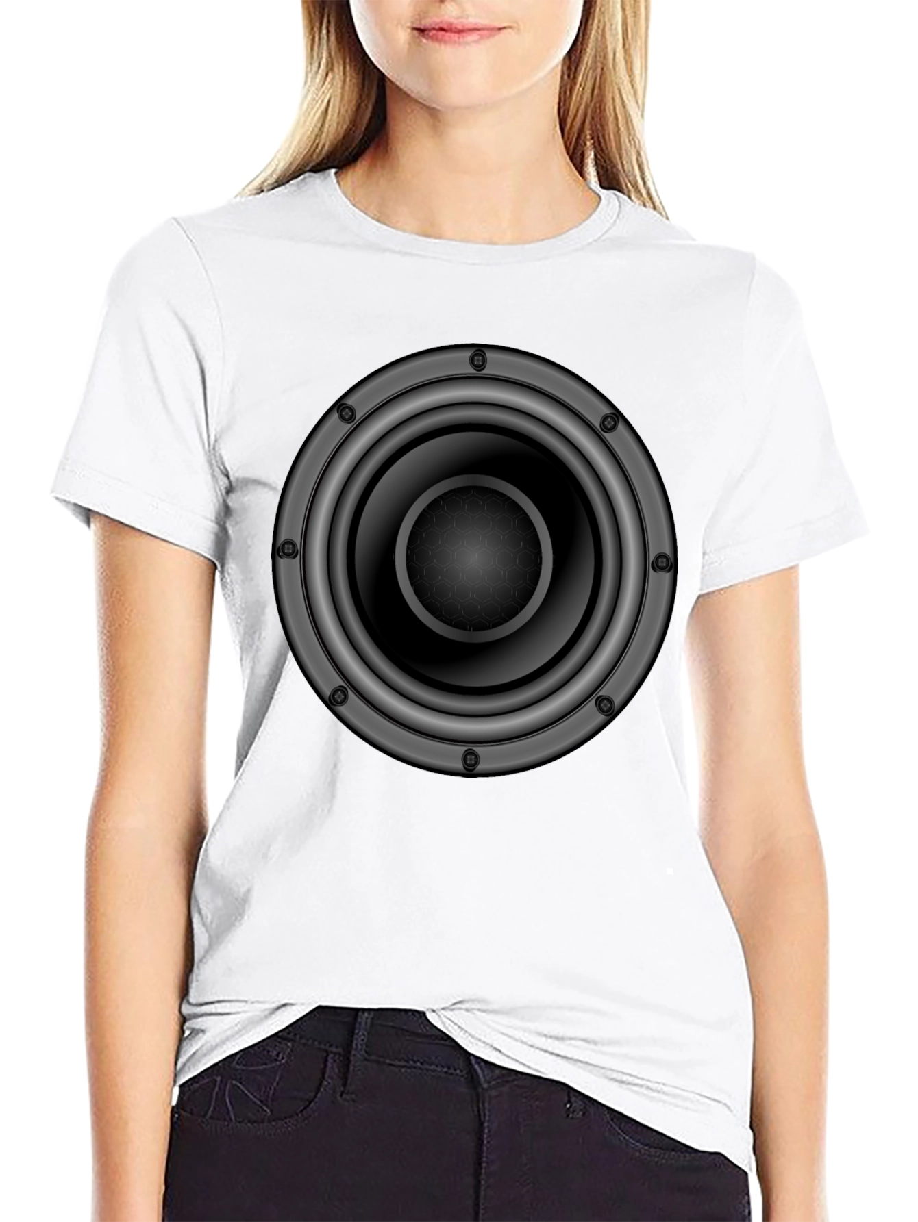 Speaker Graphic T-Shirt - Bold Audio Design