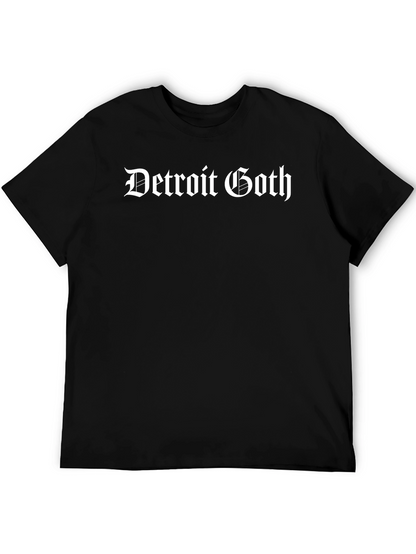 Detroit Goth Black T-Shirt - Bold Style