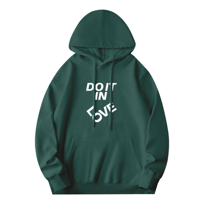 Do It In Love' Arrow Graphic Hoodie