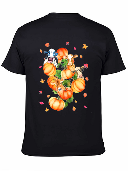 Cows & Pumpkins T-Shirt Fall Harvest Tee