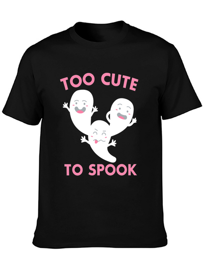 Too Cute to Spook Halloween Ghost T-Shirt