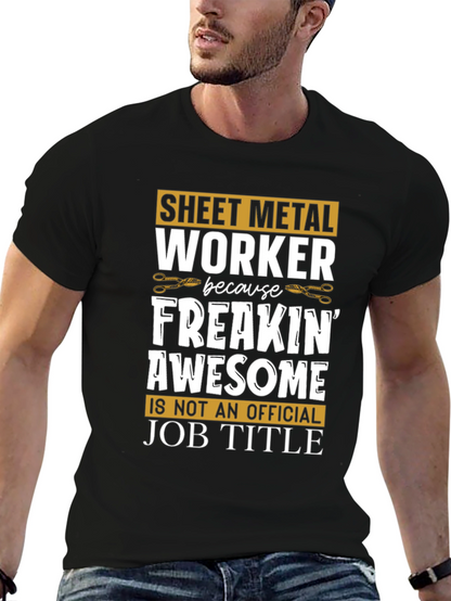 Sheet Metal Worker Graphic T-Shirt