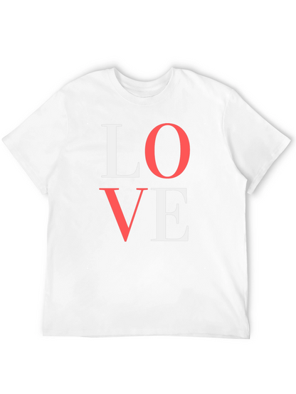 Love Graphic Tee - Black Cotton T-Shirt