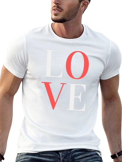 Love Graphic Tee - Black Cotton T-Shirt