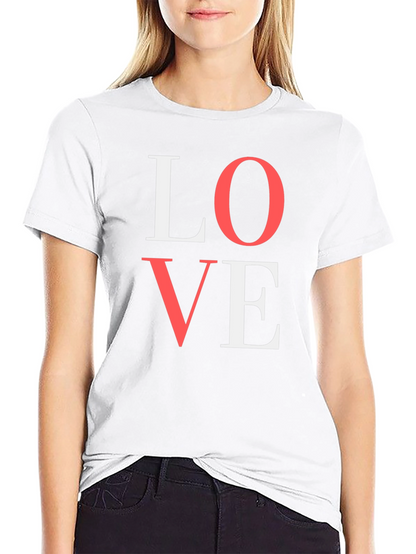 Love Graphic Tee - Black Cotton T-Shirt