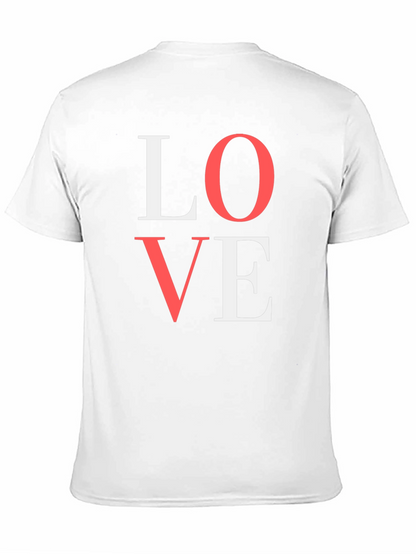 Love Graphic Tee - Black Cotton T-Shirt