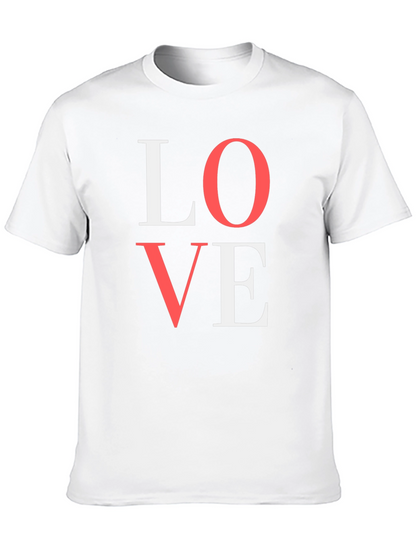 Love Graphic Tee - Black Cotton T-Shirt