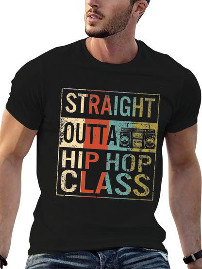 Straight Outta Hip Hop Class Retro T-Shirt