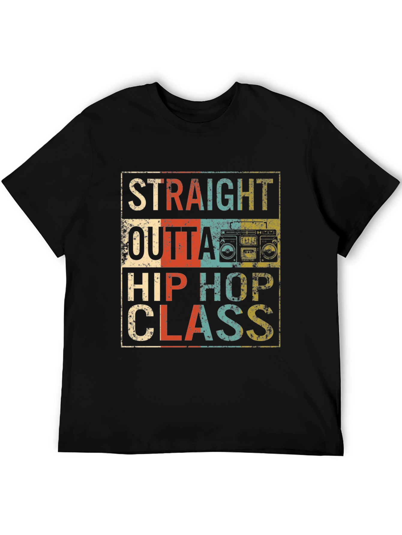 Straight Outta Hip Hop Class Retro T-Shirt