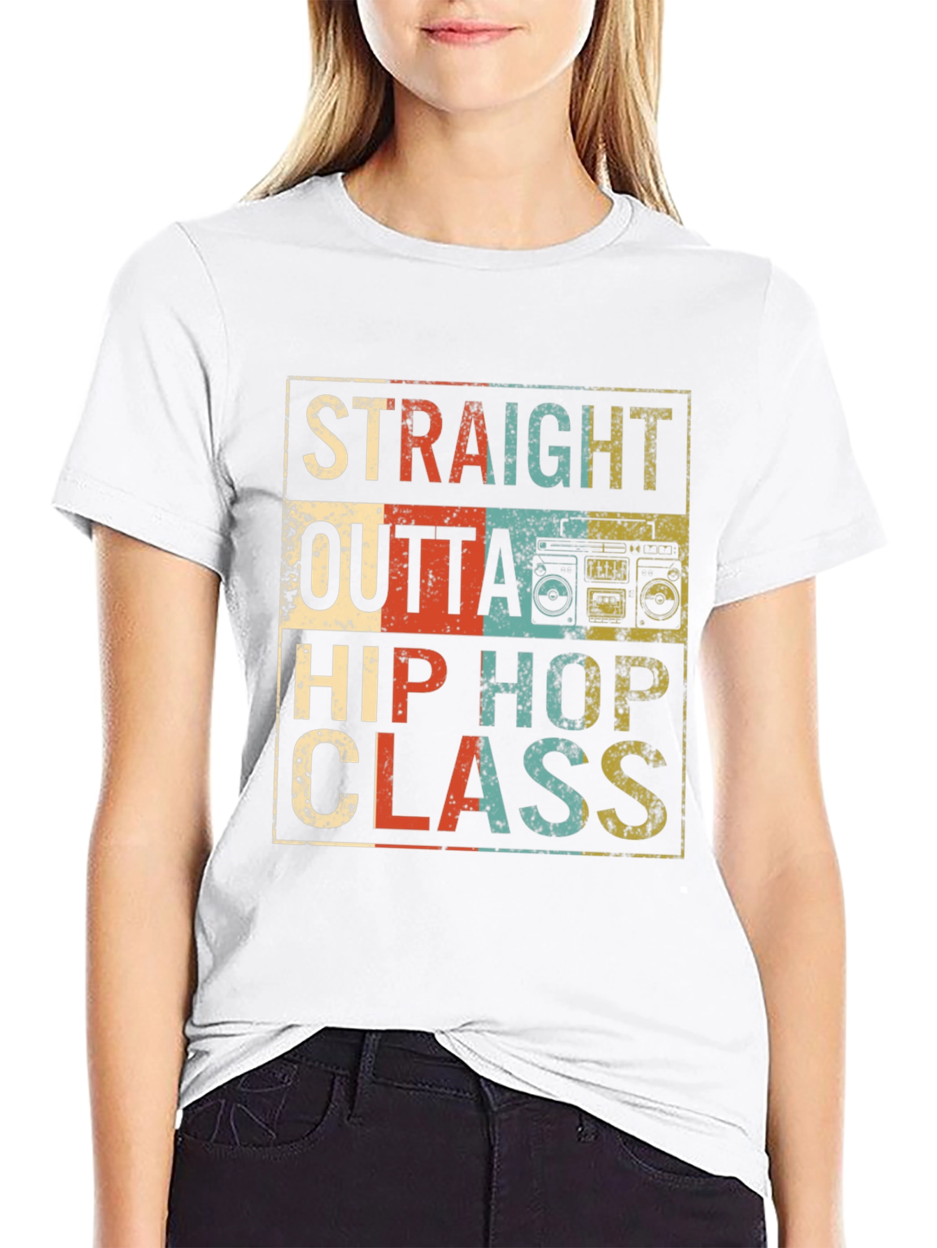 Straight Outta Hip Hop Class Retro T-Shirt