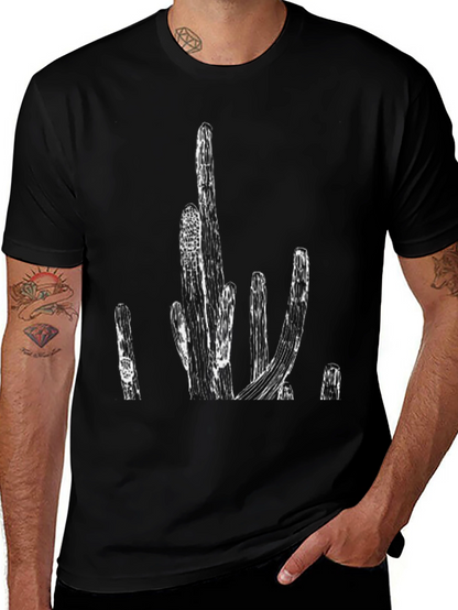 Cactus Graphic Tee - Desert Plant T-Shirt