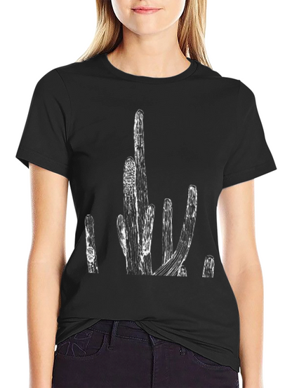 Cactus Graphic Tee - Desert Plant T-Shirt