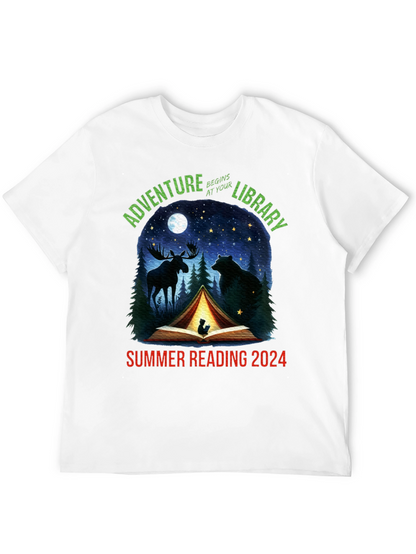 Adventure Begins At Your Library 2024 T-Shirt