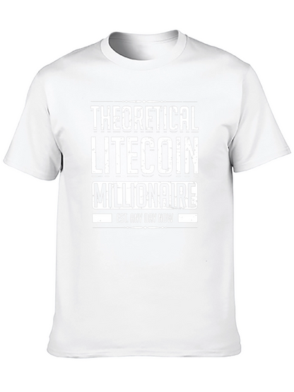 Theoretical Litecoin Millionaire Graphic T-Shirt