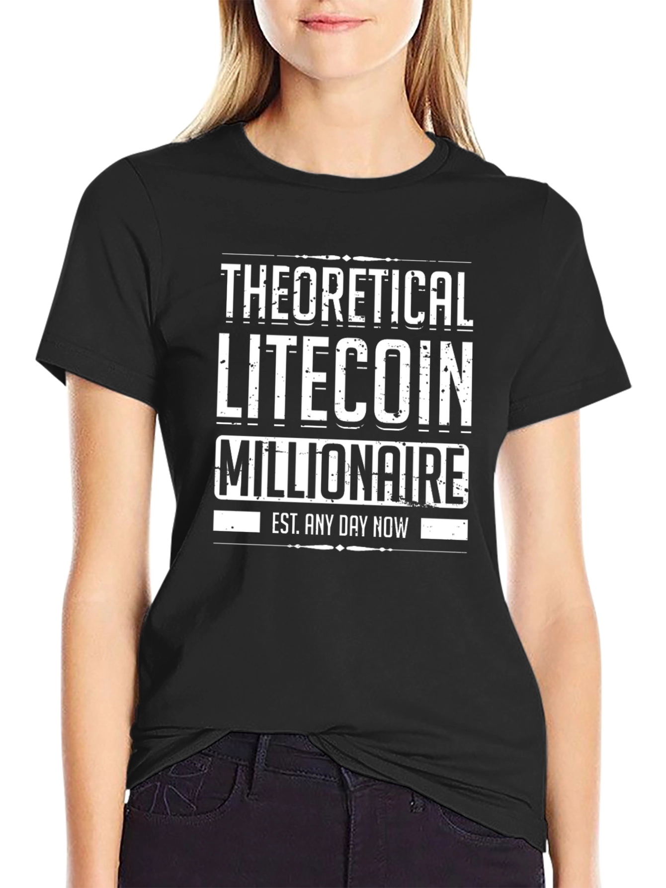 Theoretical Litecoin Millionaire Graphic T-Shirt