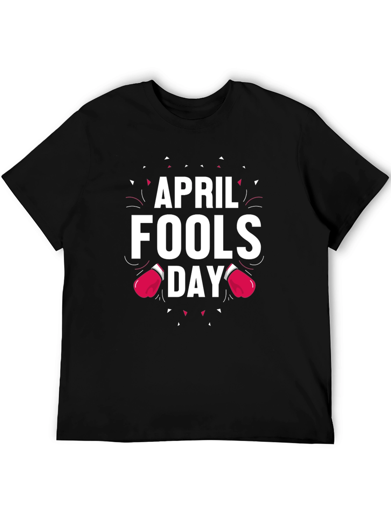 April Fools Day T-Shirt with Boxing Glove Design