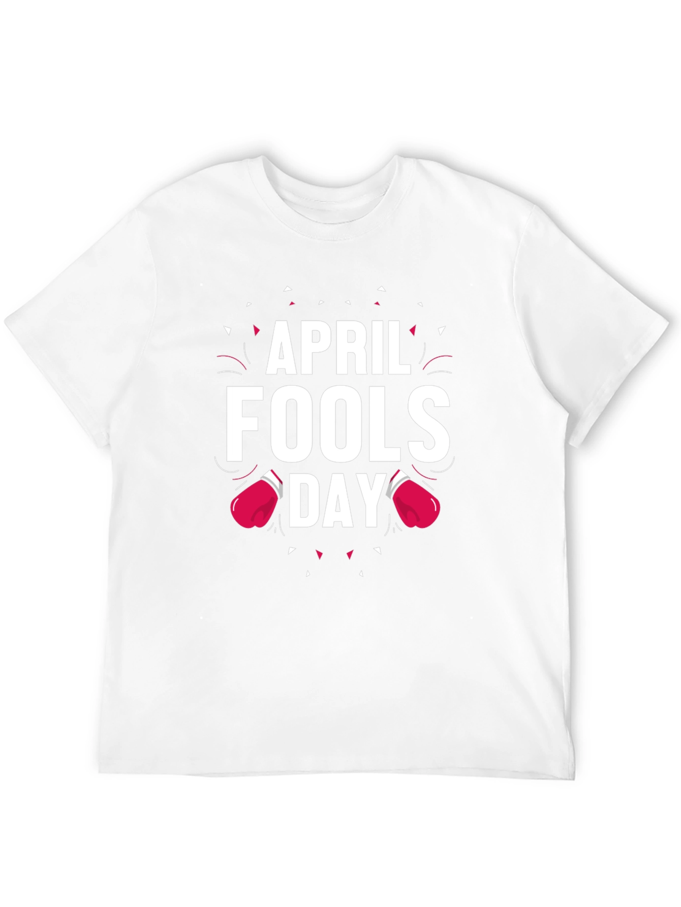April Fools Day T-Shirt with Boxing Glove Design