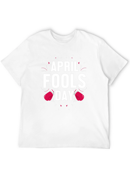 April Fools Day T-Shirt with Boxing Glove Design