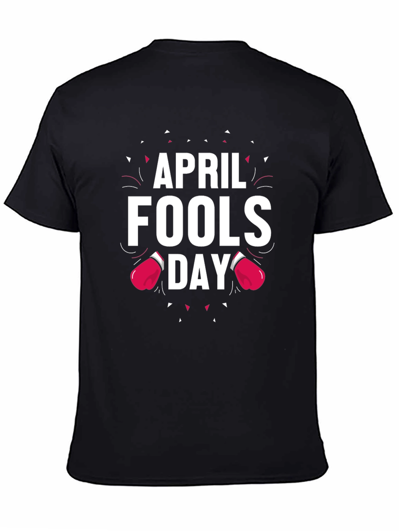 April Fools Day T-Shirt with Boxing Glove Design