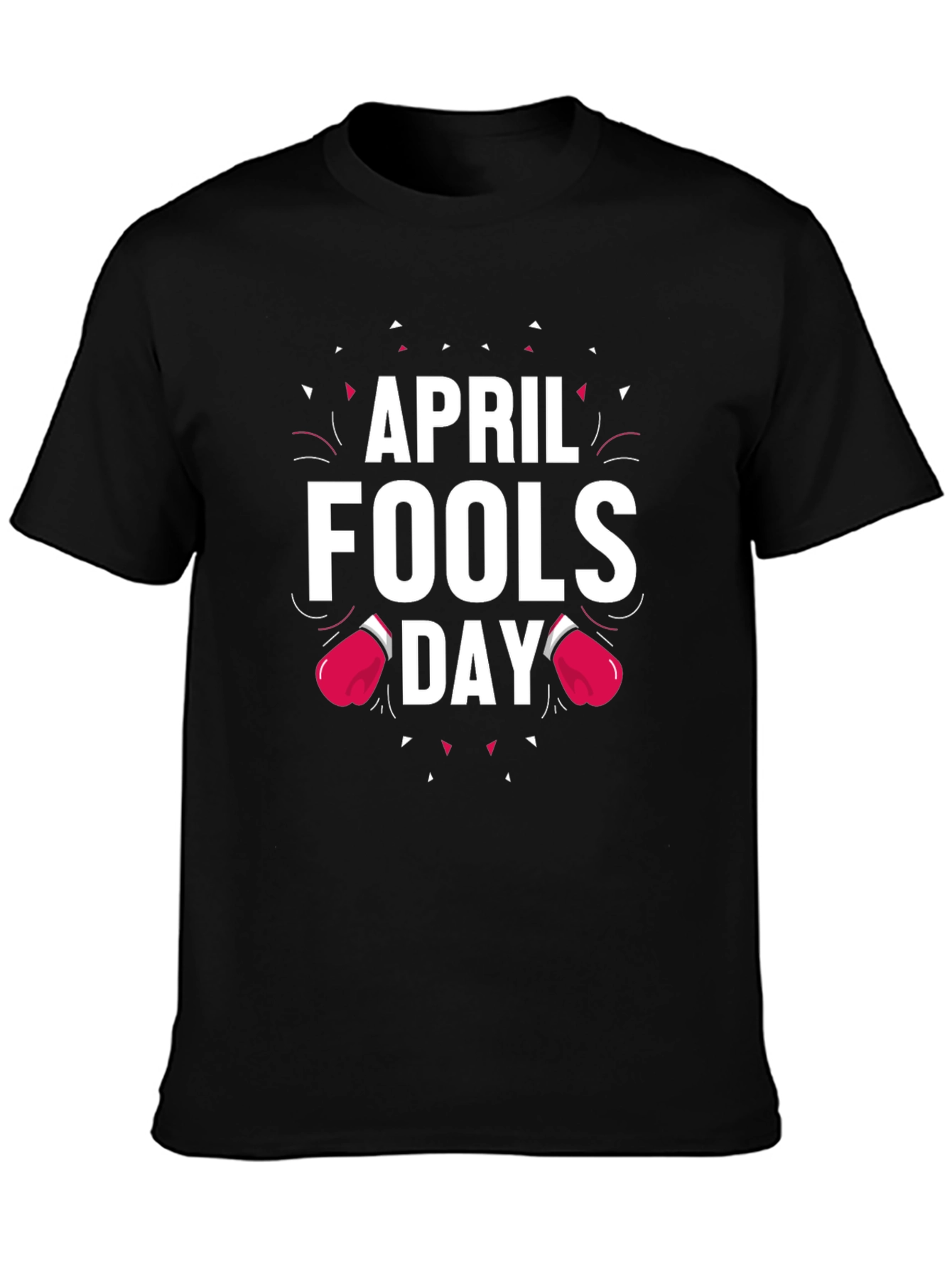 April Fools Day T-Shirt with Boxing Glove Design