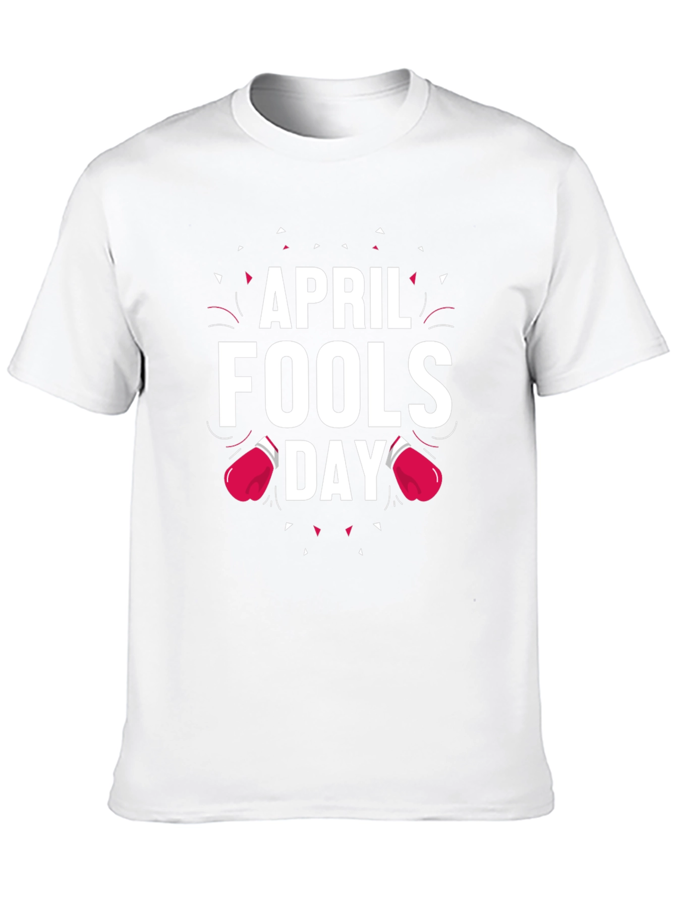 April Fools Day T-Shirt with Boxing Glove Design