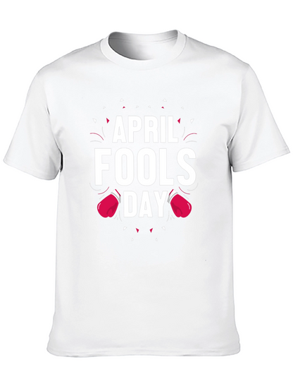 April Fools Day T-Shirt with Boxing Glove Design
