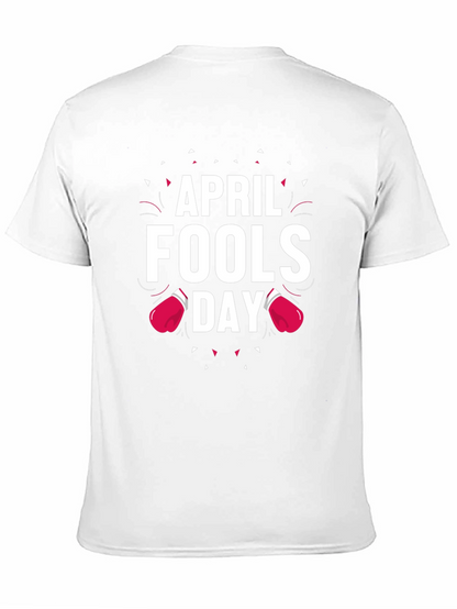 April Fools Day T-Shirt with Boxing Glove Design