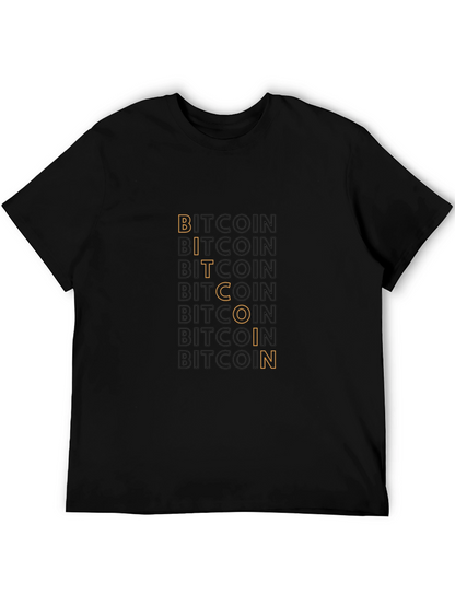Bitcoin Graphic Tee - Black Crypto T-Shirt