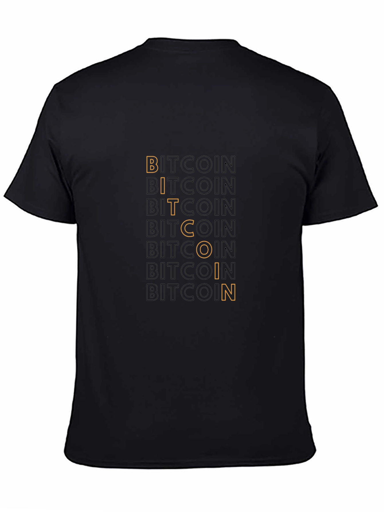 Bitcoin Graphic Tee - Black Crypto T-Shirt