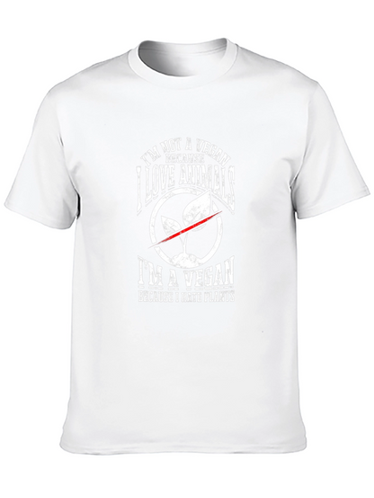 Im Not A Vegan T-Shirt - Animal Lover Design