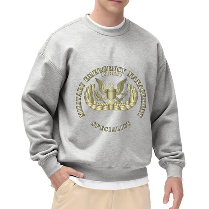 MEMS Official Emblem Black Crewneck Sweatshirt