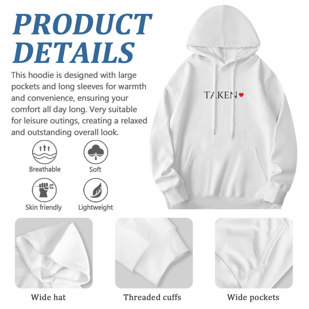 Premium Graphic Hoodie - Taken With Love