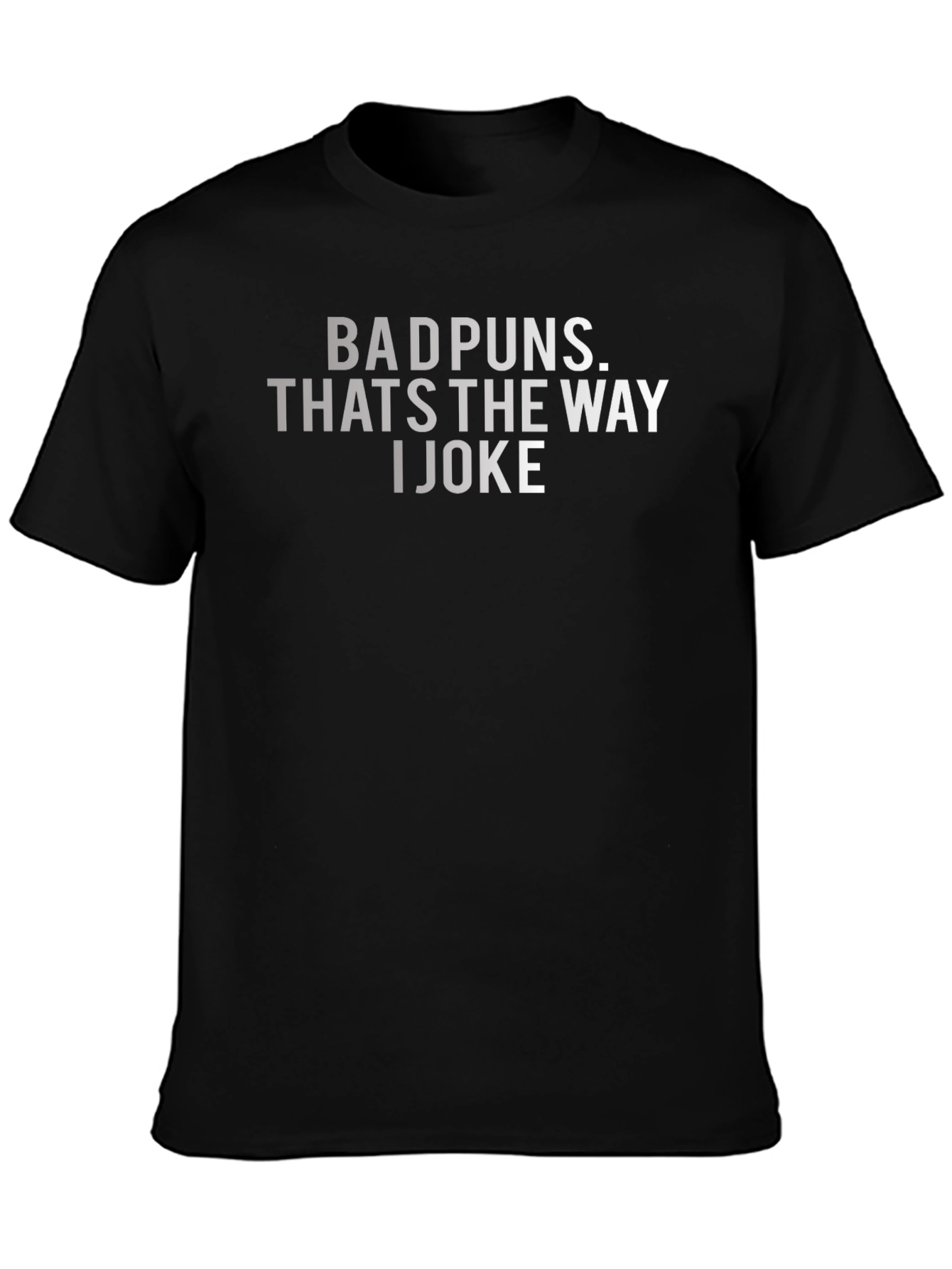 Bad Puns Thats the Way I Joke T-Shirt