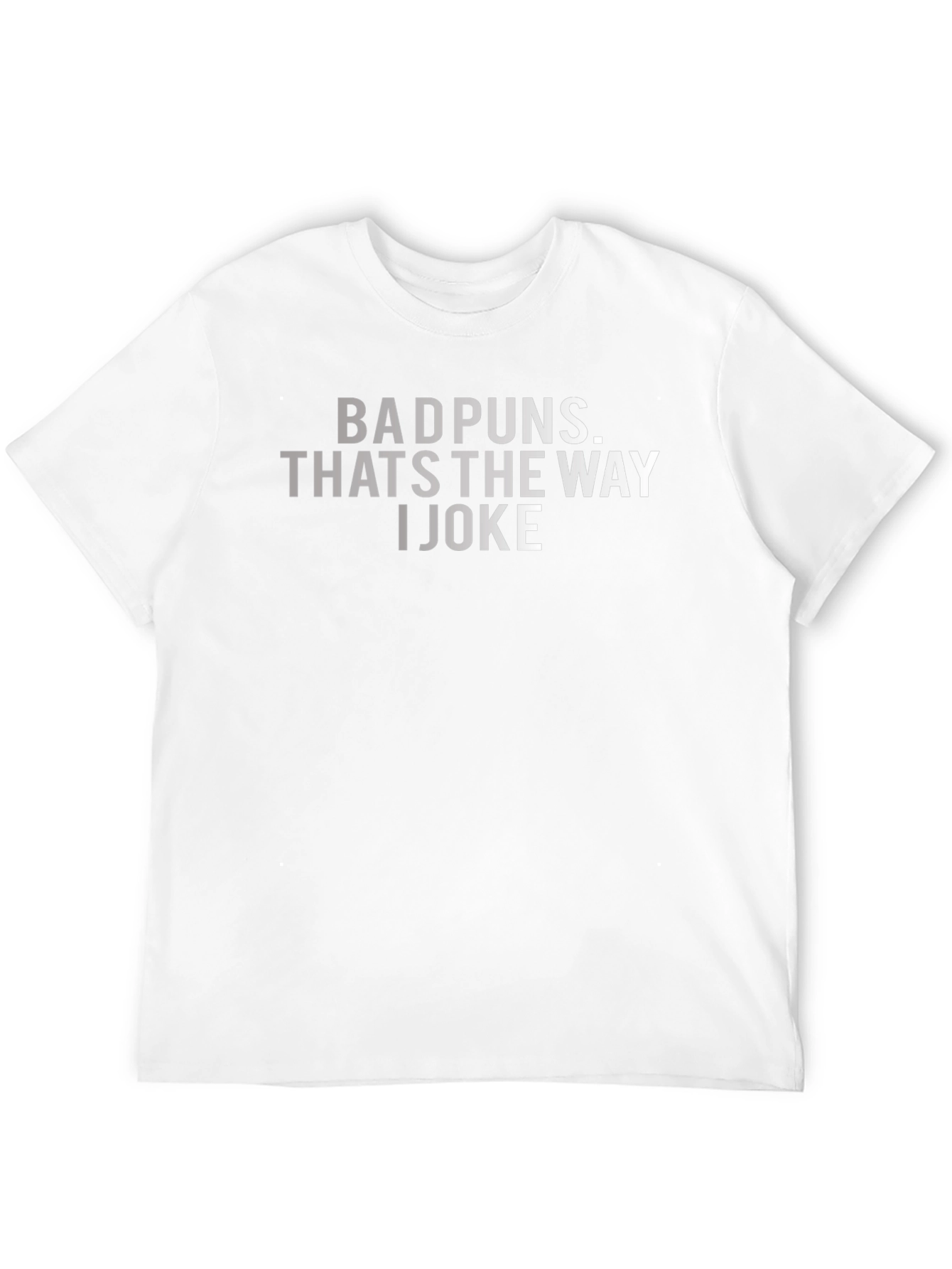 Bad Puns Thats the Way I Joke T-Shirt