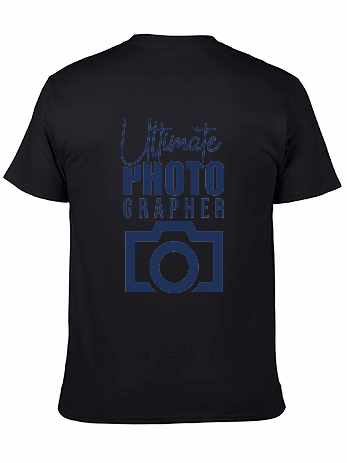 Ultimate Photographer Graphic T-Shirt - Black