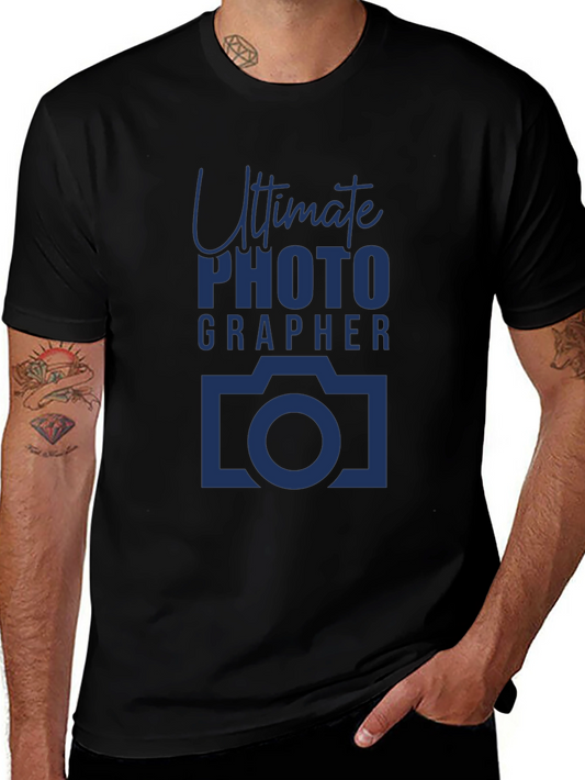 Ultimate Photographer Graphic T-Shirt - Black
