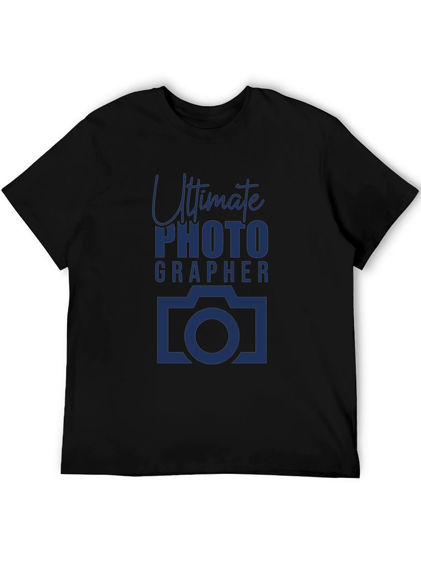 Ultimate Photographer Graphic T-Shirt - Black